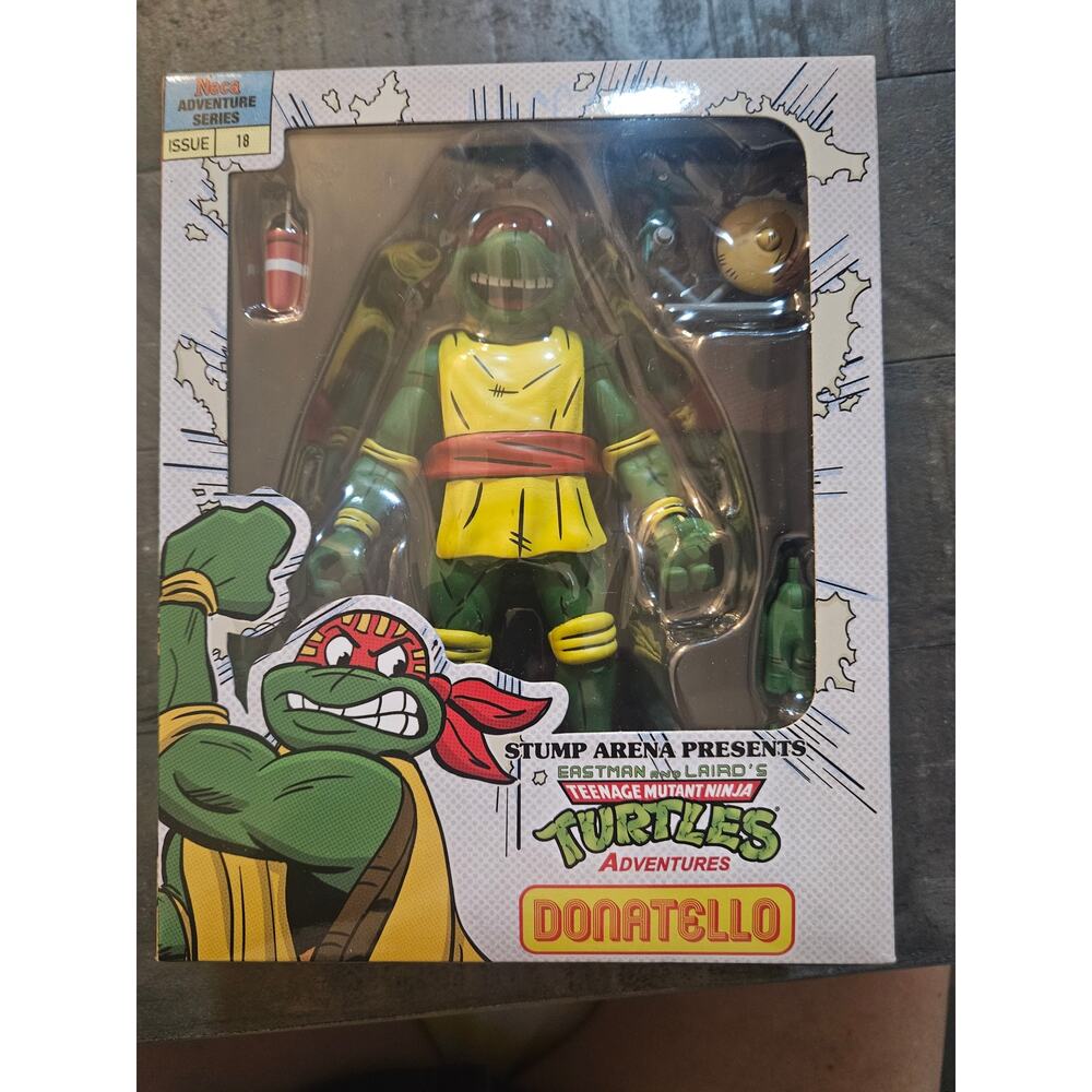NECA Teenage Mutant Ninja Turtles Adventures Stump Donatello Action Figure NIB